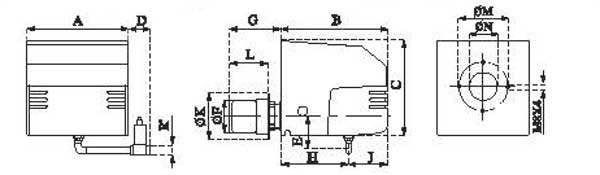 Iran-Radistor-Mashal-GasBurner-size-GMG-85-110-220